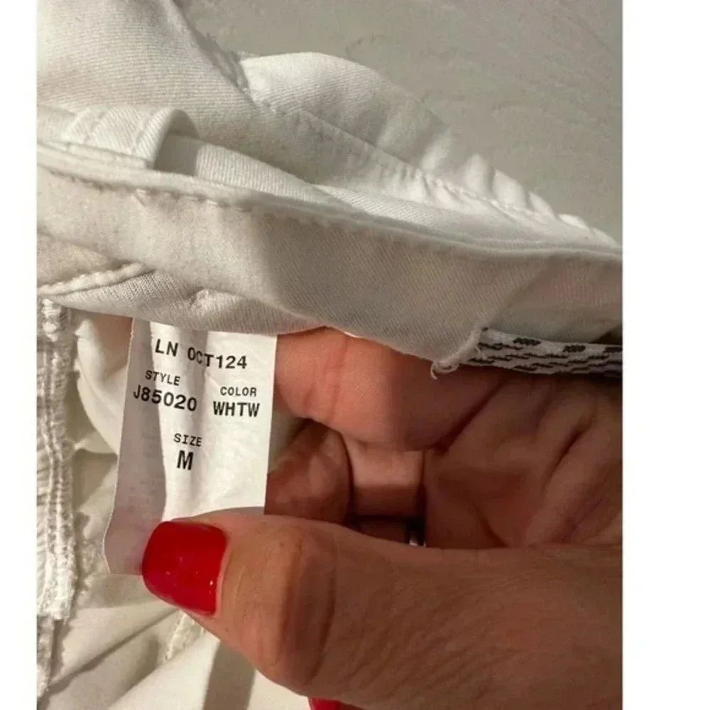 Jaanuu‎ Men's 11-pocket Relaxed-fit White Scrub Pant Size M
